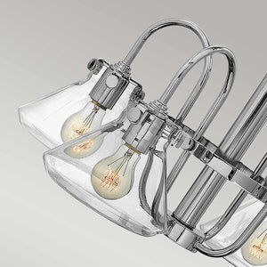 Hinkley Chandelier from the Congress range. Congress 4 Light Clear Glass Chandelier Product Code = HK-CONGRESS4-A-CM