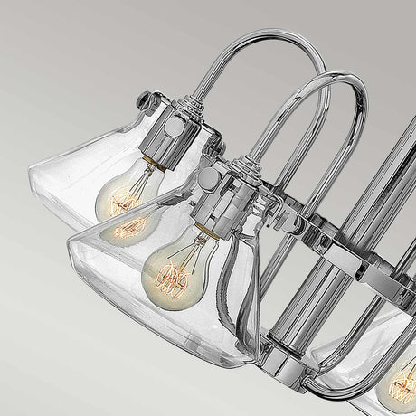 Hinkley Chandelier from the Congress range. Congress 4 Light Clear Glass Chandelier Product Code = HK-CONGRESS4-A-CM