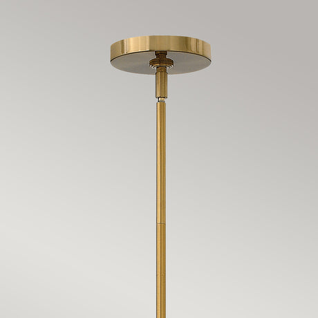 Hinkley Chandelier from the Congress range. Congress 4 Light Clear Tiered Glass Chandelier - Brushed Caramel  Product Code = HK-CONGRESS4-B-BC