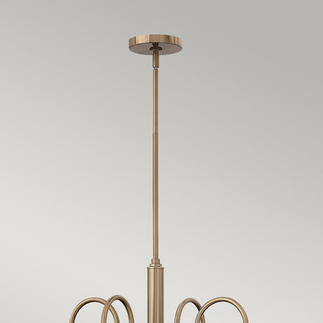 Hinkley Chandelier from the Congress range. Congress 4 Light Chandelier - Brushed Caramel Product Code = HK-CONGRESS4-C-BC