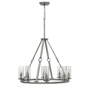 Hinkley Chandelier from the Dakota range. Dakota 8 Light Chandelier Product Code = HK-DAKOTA8