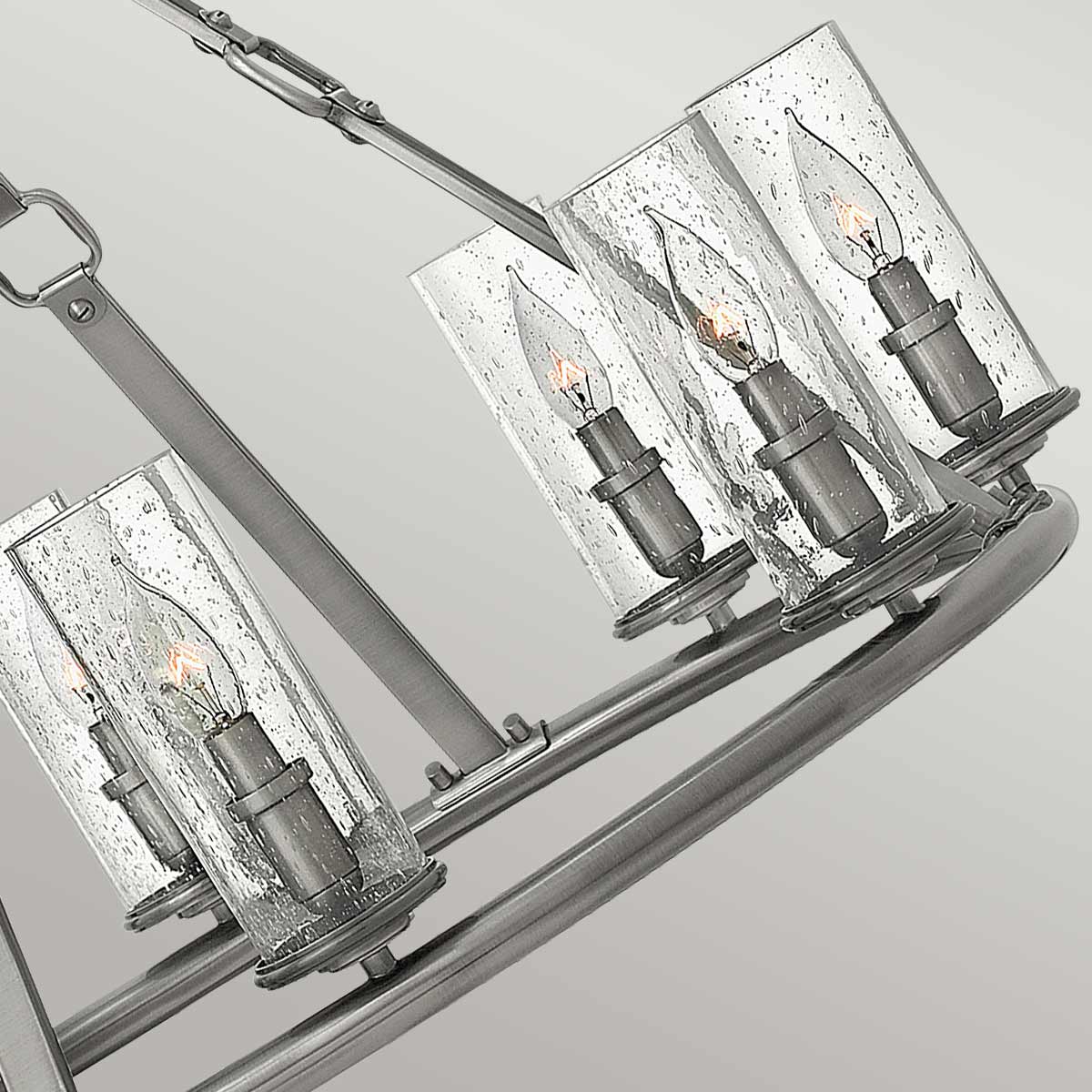 Hinkley Chandelier from the Dakota range. Dakota 8 Light Chandelier Product Code = HK-DAKOTA8