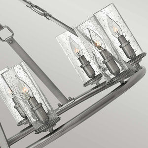 Hinkley Chandelier from the Dakota range. Dakota 8 Light Chandelier Product Code = HK-DAKOTA8