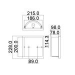 Hinkley Wall Light from the Daphne range. Daphne 1 Light Wall Light Product Code = HK-DAPHNE1-BATH