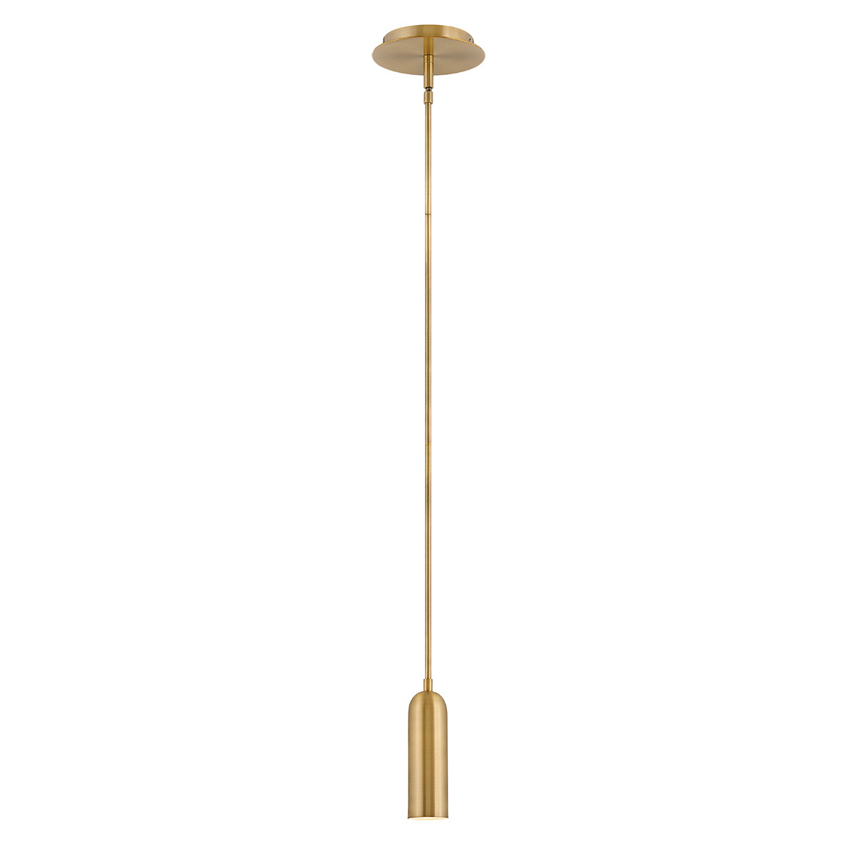Hinkley Pendant from the Dax range. Dax LED  Mini Pendant  - Heritage Brass Product Code = HK-DAX-MP-HB