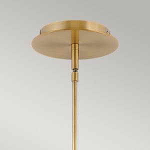 Hinkley Pendant from the Dax range. Dax LED  Mini Pendant  - Heritage Brass Product Code = HK-DAX-MP-HB
