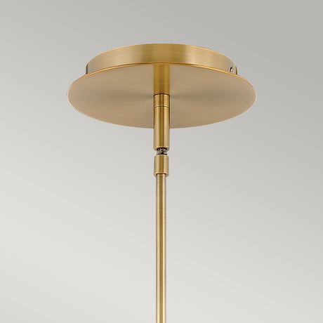 Hinkley Pendant from the Dax range. Dax LED  Mini Pendant  - Heritage Brass Product Code = HK-DAX-MP-HB