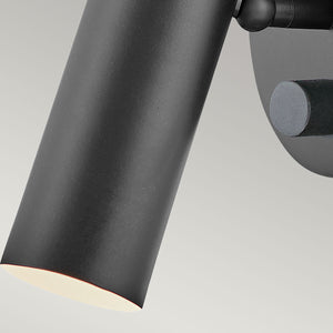 Hinkley Wall Light from the Dax range. Dax LED Wall Light  - Black Product Code = HK-DAX1-BK