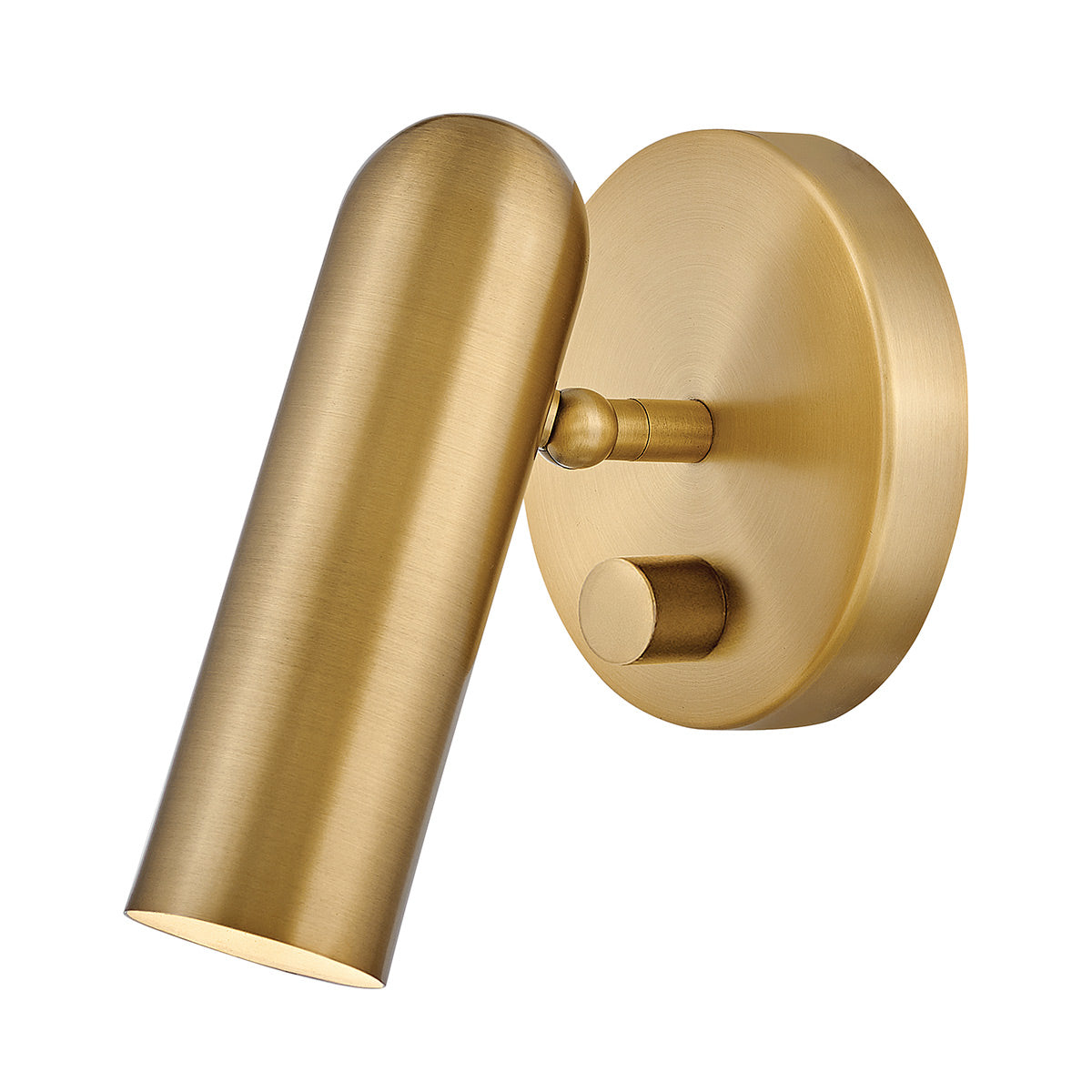 Hinkley Wall Light from the Dax range. Dax LED  Wall Light  - Heritage Brass Product Code = HK-DAX1-HB