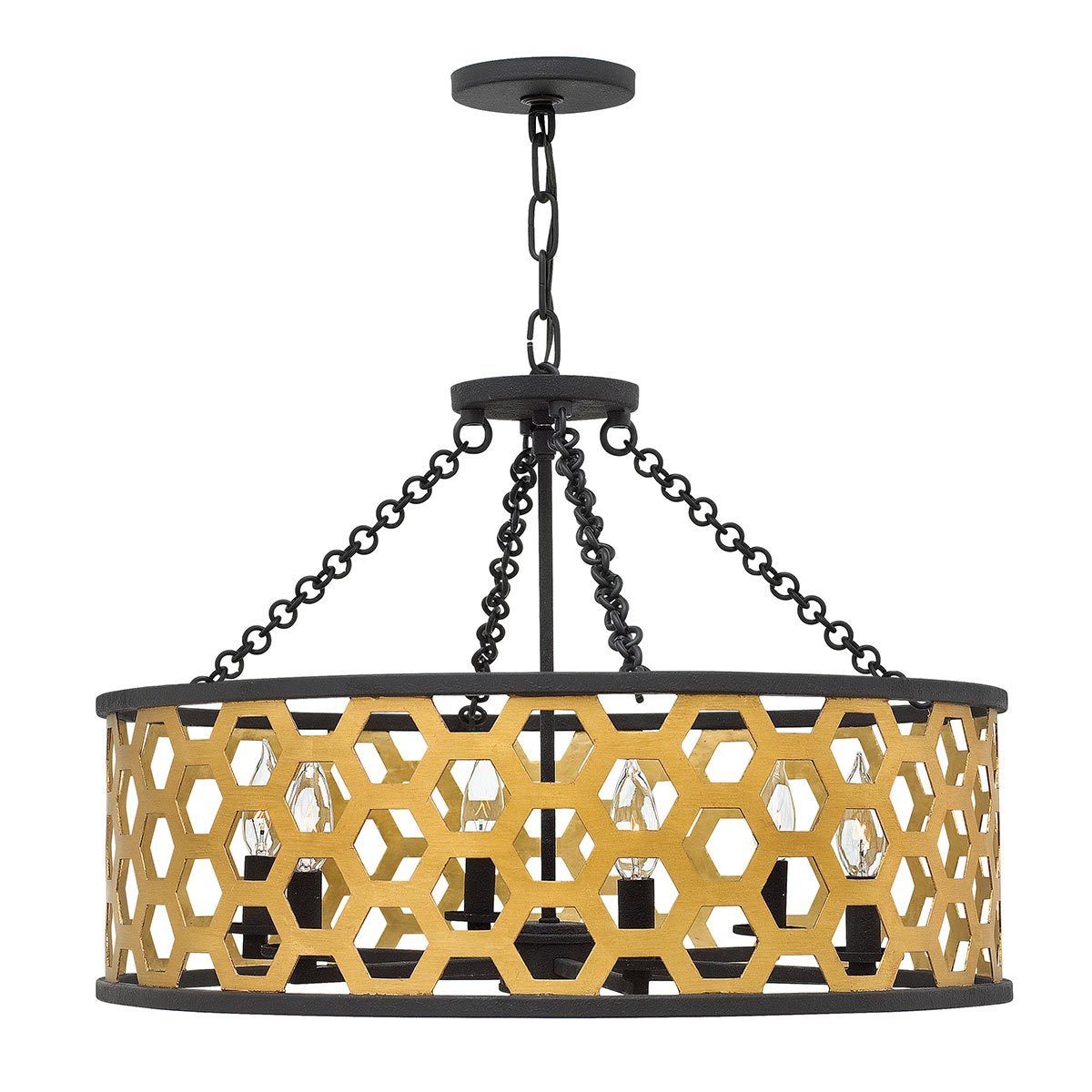 Hinkley Pendant from the Felix range. Felix 6 Light Pendant Product Code = HK-FELIX-6P
