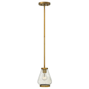 Hinkley Pendant from the Finley range. Finley 1 Light Mini Pendant - Brushed Bronze Product Code = HK-FINLEY-P-BR