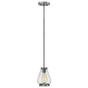 Hinkley Pendant from the Finley range. Finley 1 Light Mini Pendant - Chrome Product Code = HK-FINLEY-P-CM