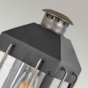 Hinkley Outdoor Wall Light from the Fitzgerald range. Fitzgerald 1 Light Small Wall Lantern Product Code = HK-FITZGERALD2-S