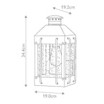 Hinkley Outdoor Wall Light from the Fitzgerald range. Fitzgerald 1 Light Small Wall Lantern – SKU HK-FITZGERALD2-S
