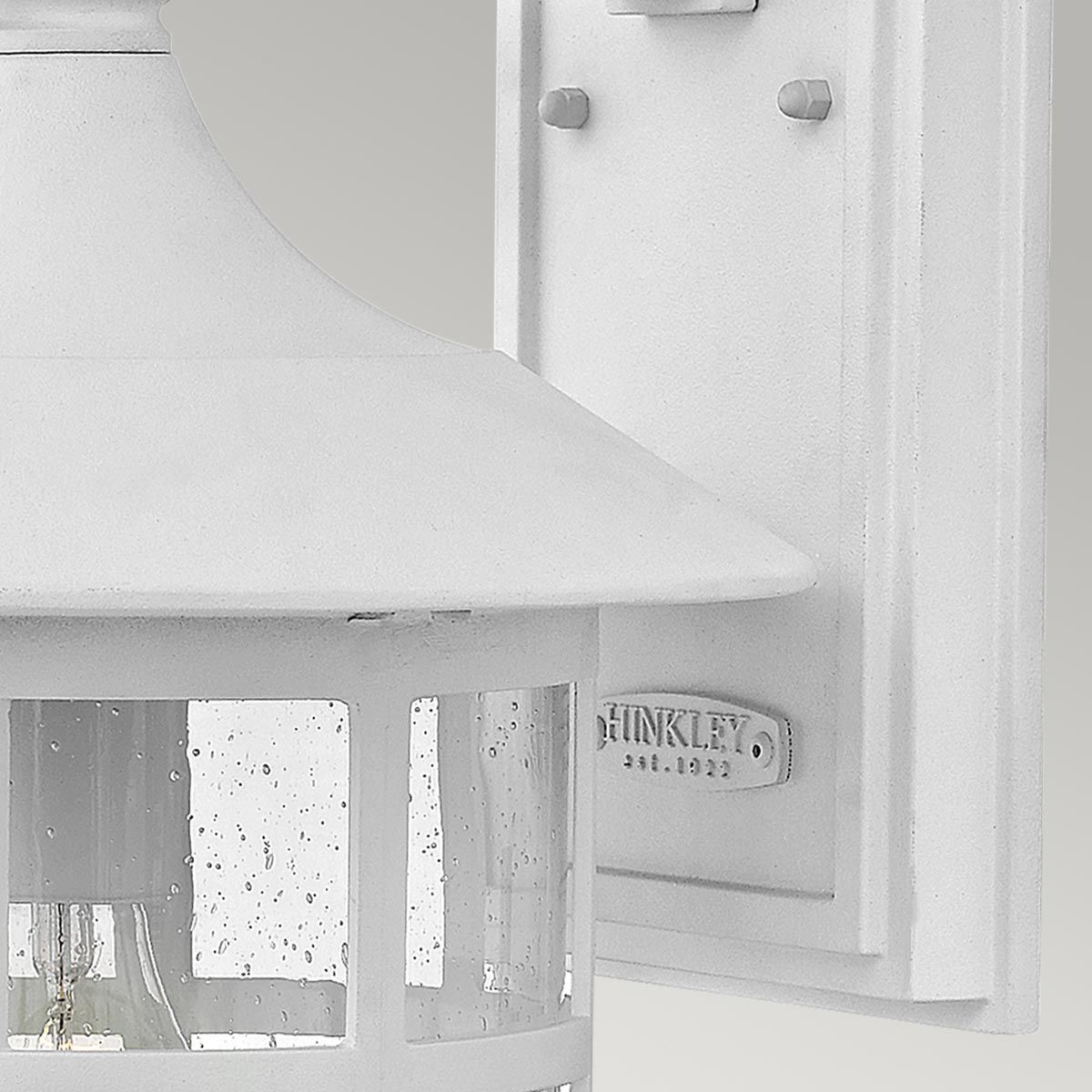 Hinkley Outdoor Wall Light from the Freeport range. Freeport 1-light Large Wall Lantern – SKU HK-FREEPORT2-L-TWH