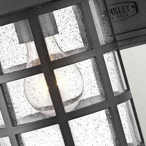 Hinkley Outdoor Wall Light from the Freeport range. Freeport 1lt Medium Wall Lantern  Product Code = HK-FREEPORT2-M-TBK