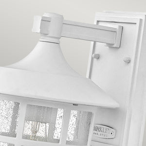 Hinkley Outdoor Wall Light from the Freeport range. Freeport 1lt Medium Wall Lantern  Product Code = HK-FREEPORT2-M-TWH