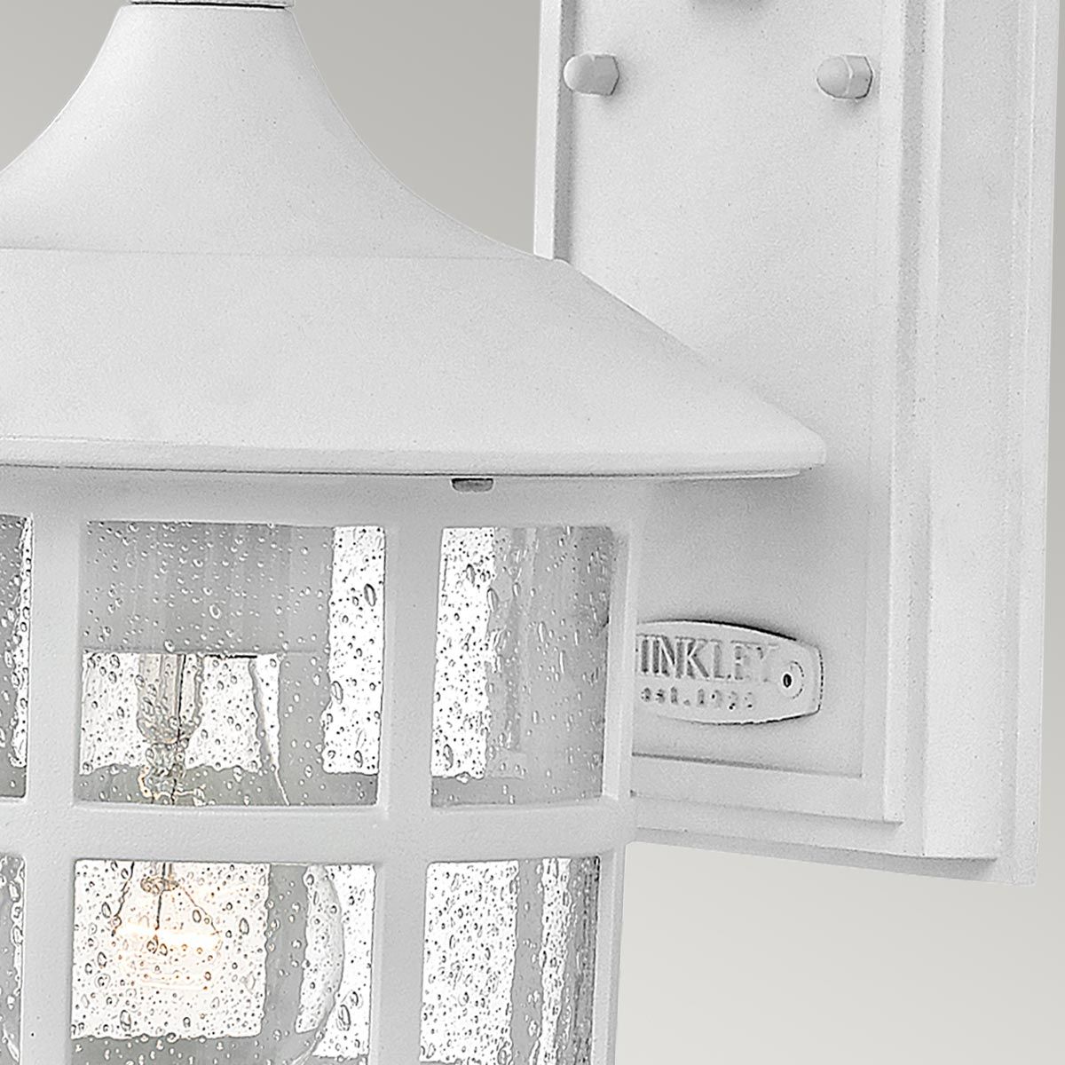 Hinkley Outdoor Wall Light from the Freeport range. Freeport 1-light Medium Wall Lantern – SKU HK-FREEPORT2-M-TWH