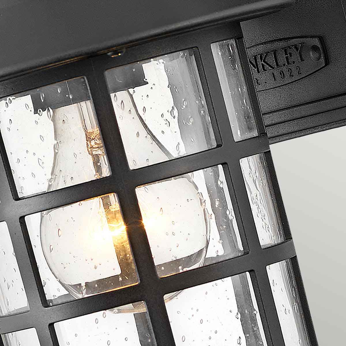 Hinkley Outdoor Wall Light from the Freeport range. Freeport 1lt Small Wall Lantern  Product Code = HK-FREEPORT2-S-TBK