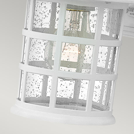Hinkley Outdoor Wall Light from the Freeport range. Freeport 1lt Small Wall Lantern  Product Code = HK-FREEPORT2-S-TWH