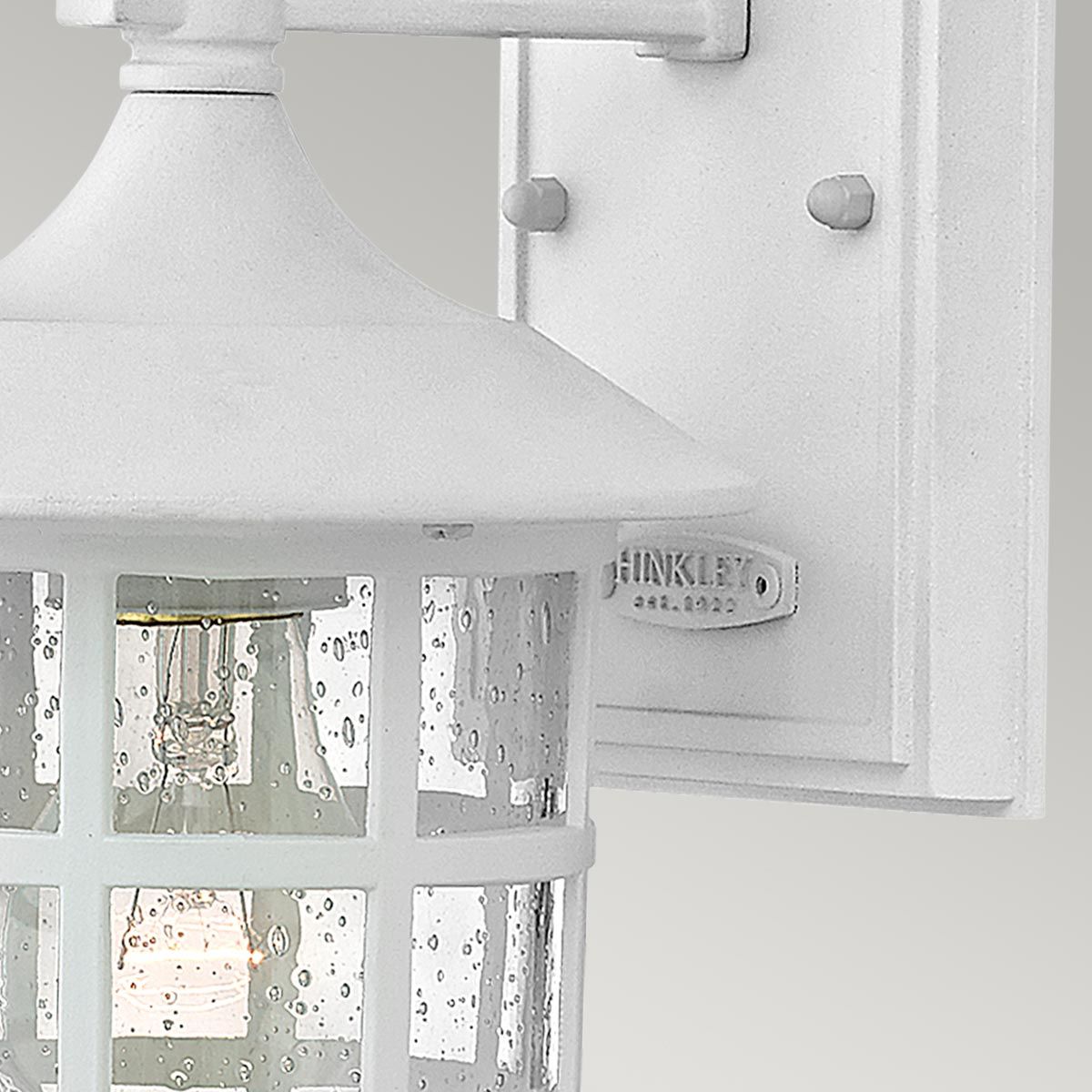 Hinkley Outdoor Wall Light from the Freeport range. Freeport 1-light Small Wall Lantern – SKU HK-FREEPORT2-S-TWH