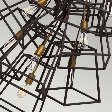 Hinkley Chandelier from the Fulton range. Fulton 13 Light Large Foyer Chandelier Product Code = HK-FULTON-13P