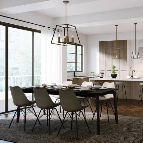 Hinkley Pendant from the Fulton range. Fulton 4 Light Pendant Chandelier Product Code = HK-FULTON-4P