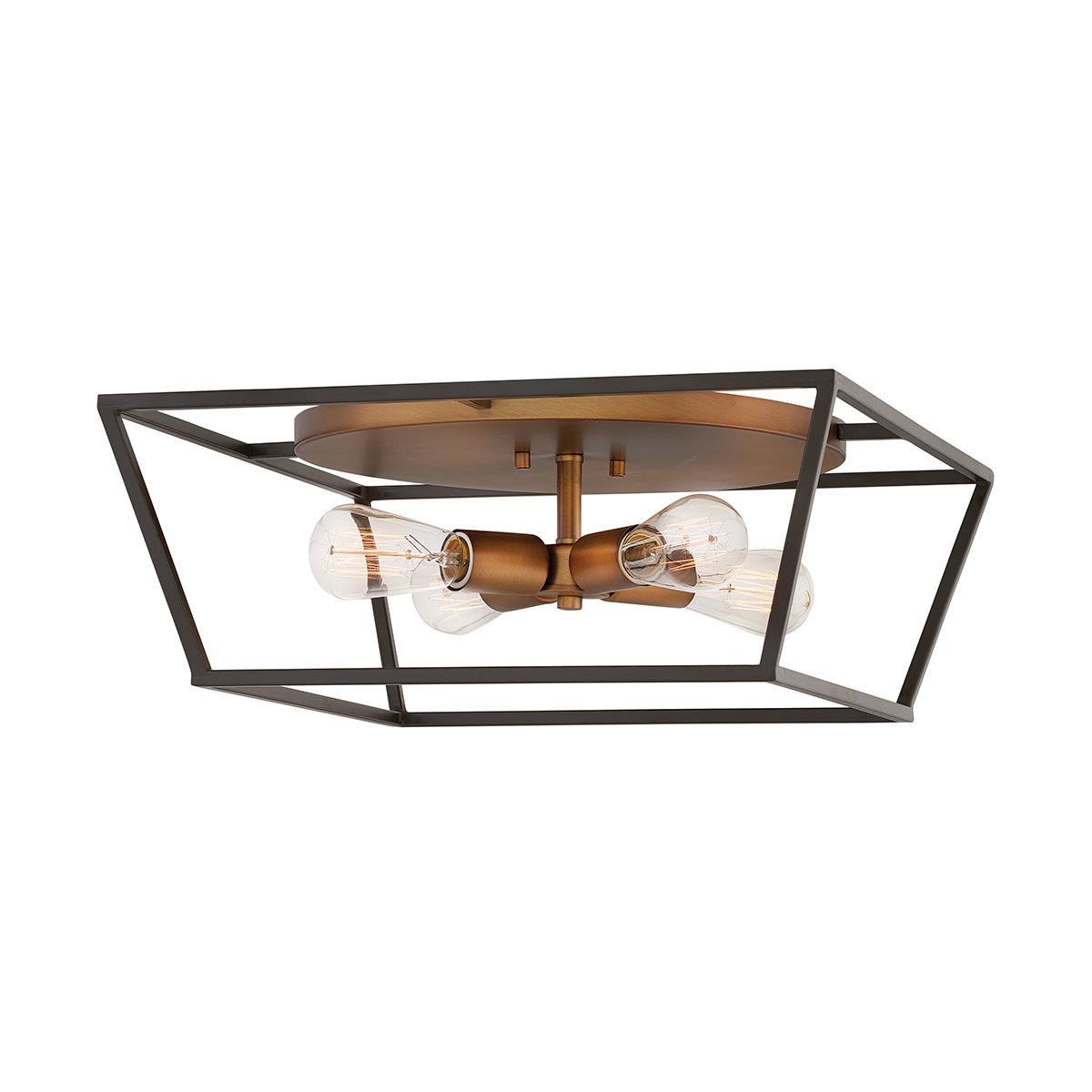 Hinkley Ceiling Flush from the Fulton range. Fulton 4 Light Flush Product Code = HK-FULTON-F