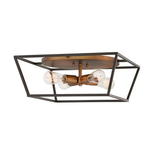 Hinkley Ceiling Flush from the Fulton range. Fulton 4 Light Flush Product Code = HK-FULTON-F