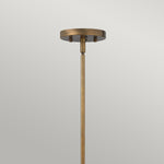 Hinkley Pendant from the Fulton range. Fulton 1 Light Pendant Product Code = HK-FULTON-P