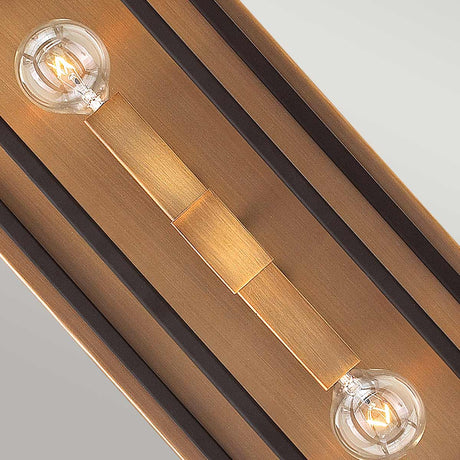 Hinkley Wall Light from the Fulton range. Fulton 2 Light Wall Light Product Code = HK-FULTON2