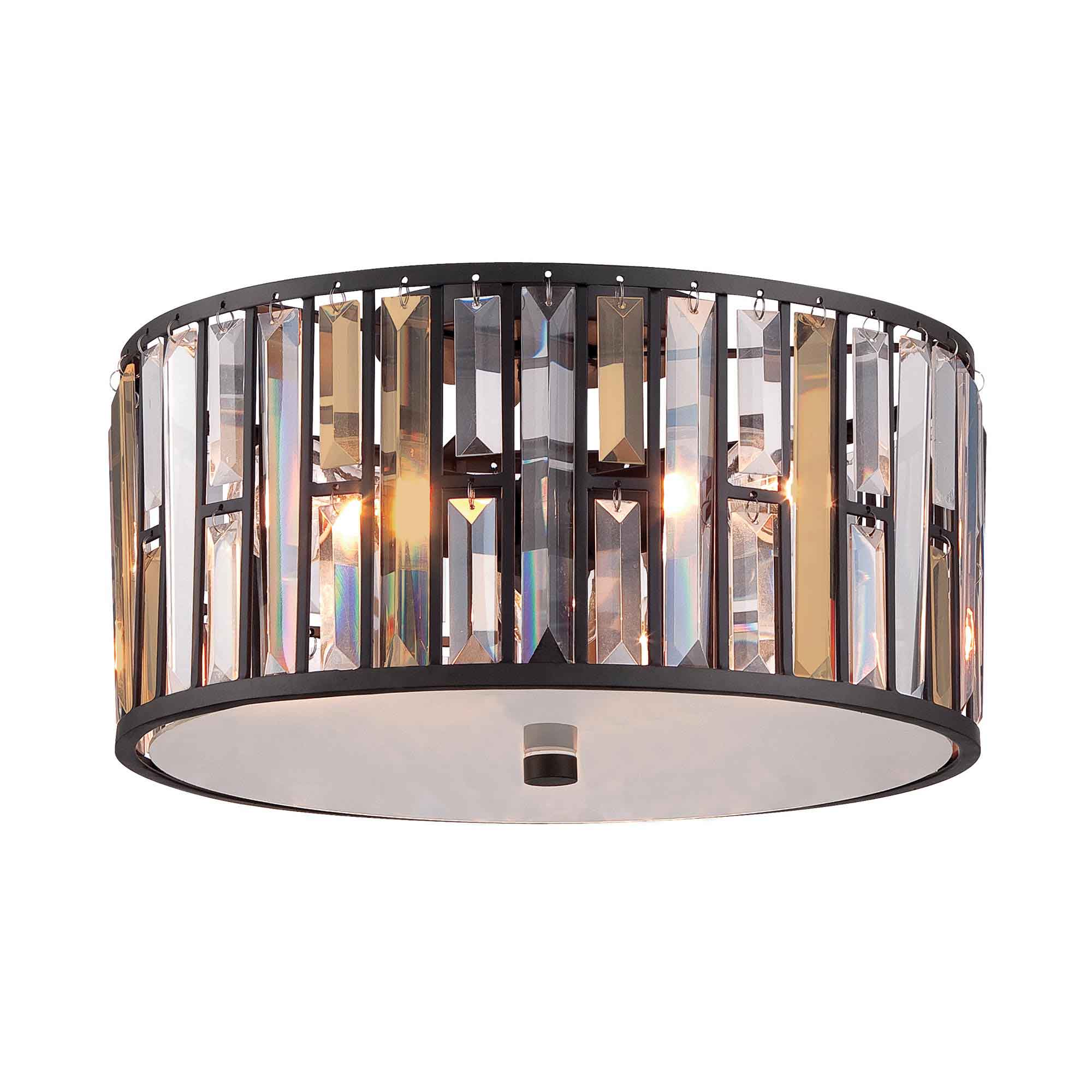 Hinkley Ceiling Flush from the Gemma range. Gemma 3 Light Flush Product Code = HK-GEMMA-F-VBZ