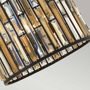 Hinkley Pendant from the Gemma range. Gemma 3 Light Pendant  Product Code = HK-GEMMA-P-B-VBZ