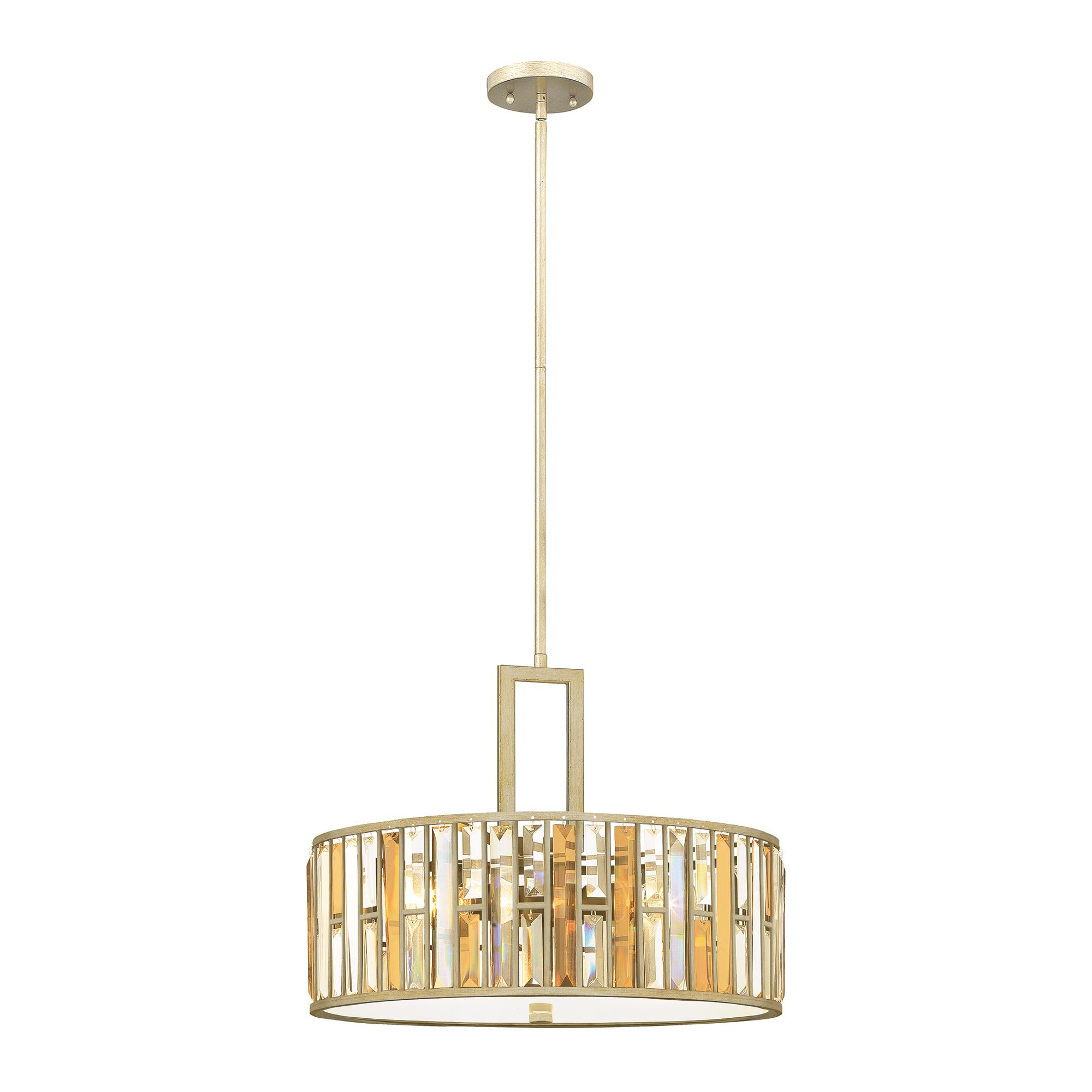 Hinkley Pendant from the Gemma range. Gemma 3 Light Pendant Product Code = HK-GEMMA-P-C-SL