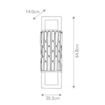 Hinkley Wall Light from the Gemma range. Gemma 2 Light Wall Light – SKU HK-GEMMA2-B-SL