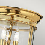 Hinkley Ceiling Flush from the Gentry range. Gentry 3 Light Flush Product Code = HK-GENTRY-F-PB
