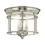 Hinkley Ceiling Flush from the Gentry range. Gentry 3 Light Flush Product Code = HK-GENTRY-F-PN