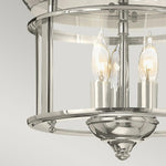 Hinkley Ceiling Flush from the Gentry range. Gentry 3 Light Flush – SKU HK-GENTRY-F-PN