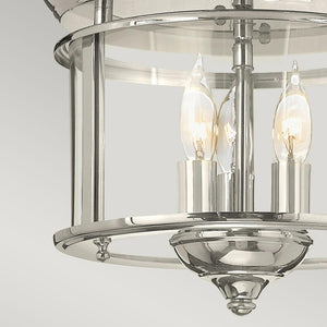 Hinkley Ceiling Flush from the Gentry range. Gentry 3 Light Flush Product Code = HK-GENTRY-F-PN