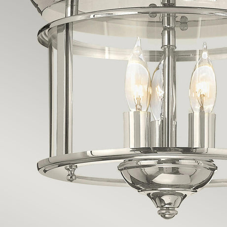 Hinkley Ceiling Flush from the Gentry range. Gentry 3 Light Flush Product Code = HK-GENTRY-F-PN