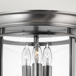 Hinkley Ceiling Flush from the Gentry range. Gentry 3 Light Flush – SKU HK-GENTRY-F-PW
