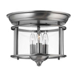 Hinkley Ceiling Flush from the Gentry range. Gentry 3 Light Flush Product Code = HK-GENTRY-F-PW