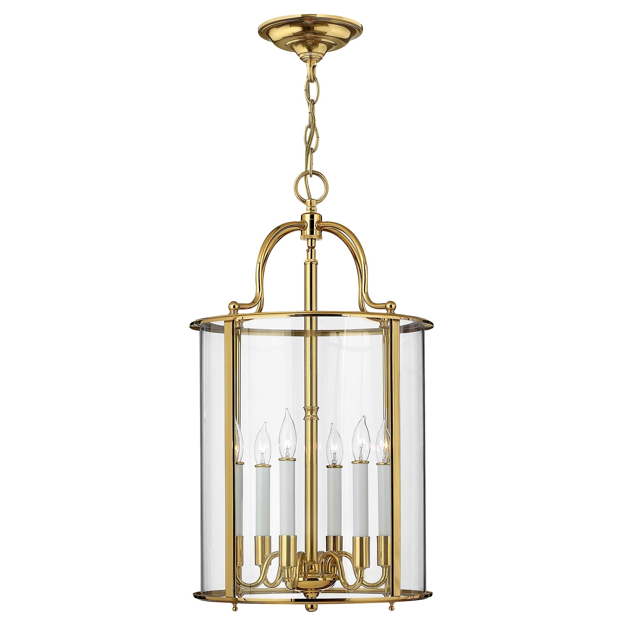 Hinkley Pendant from the Gentry range. Gentry 6 Light Large Pendant Product Code = HK-GENTRY-P-L-PB