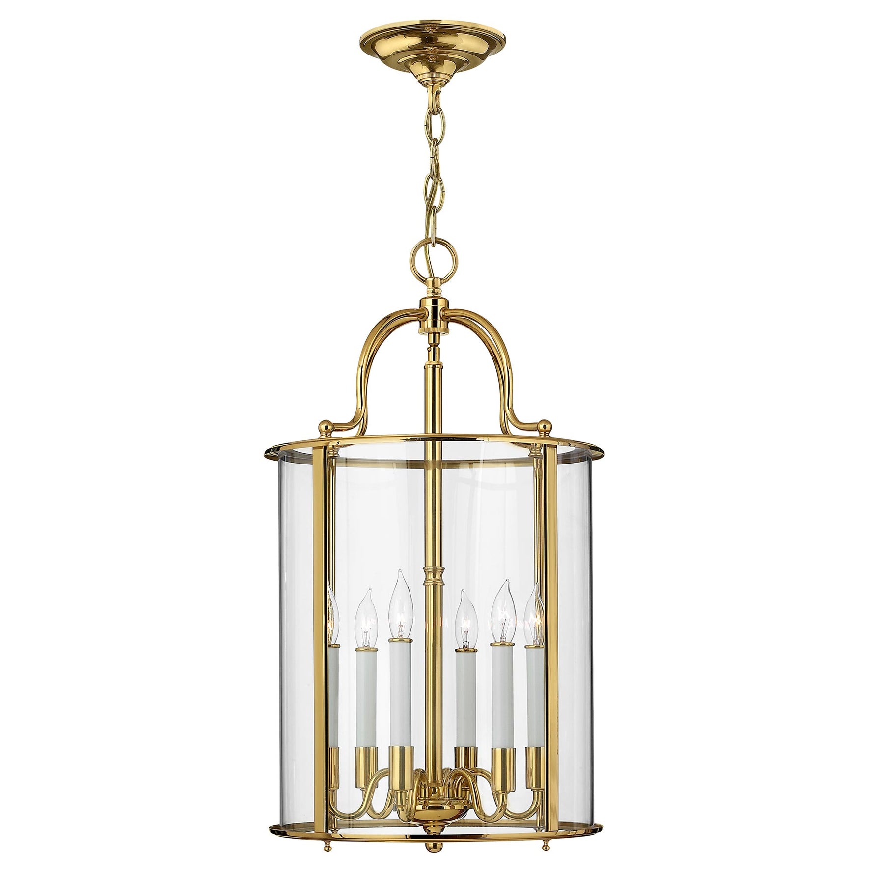Hinkley Pendant from the Gentry range. Gentry 6 Light Large Pendant Product Code = HK-GENTRY-P-L-PB