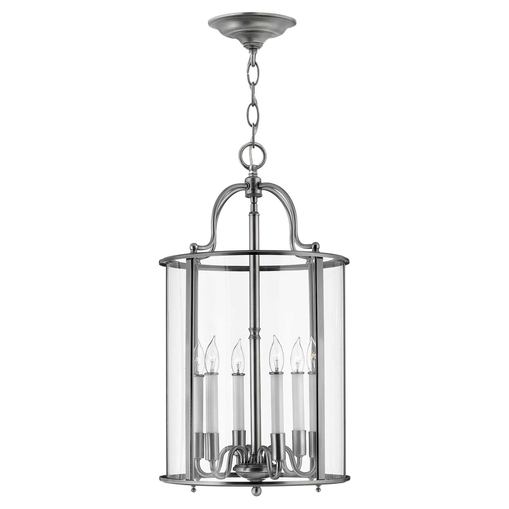 Hinkley Pendant from the Gentry range. Gentry 6 Light Large Pendant Product Code = HK-GENTRY-P-L-PW