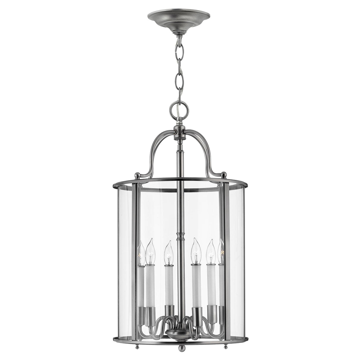 Hinkley Pendant from the Gentry range. Gentry 6 Light Large Pendant Product Code = HK-GENTRY-P-L-PW