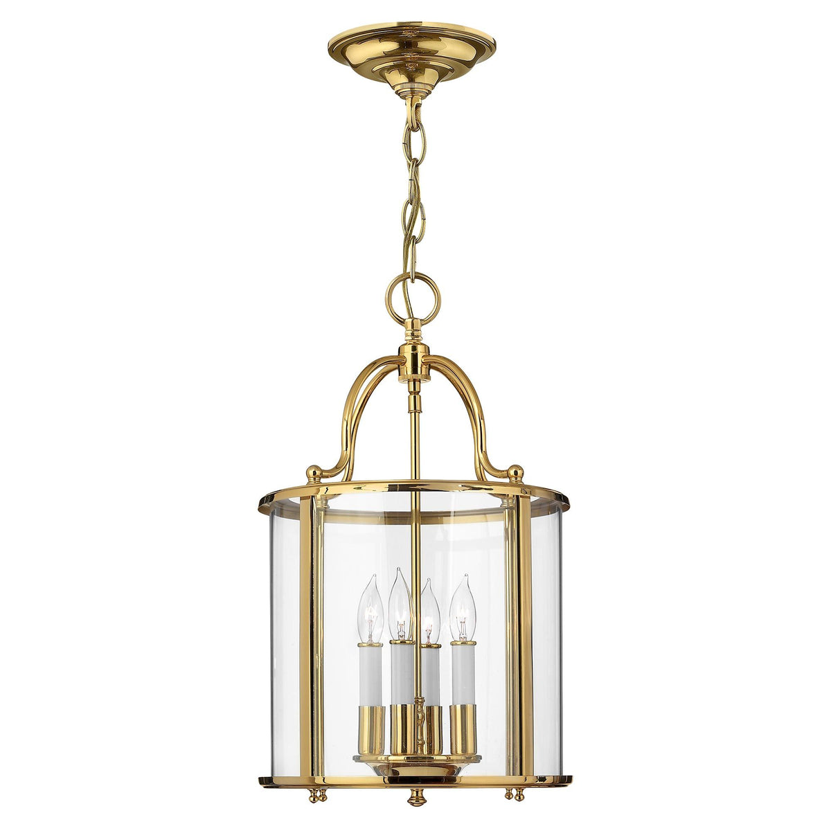 Hinkley Pendant from the Gentry range. Gentry 4 Light Medium Pendant – SKU HK-GENTRY-P-M-PB