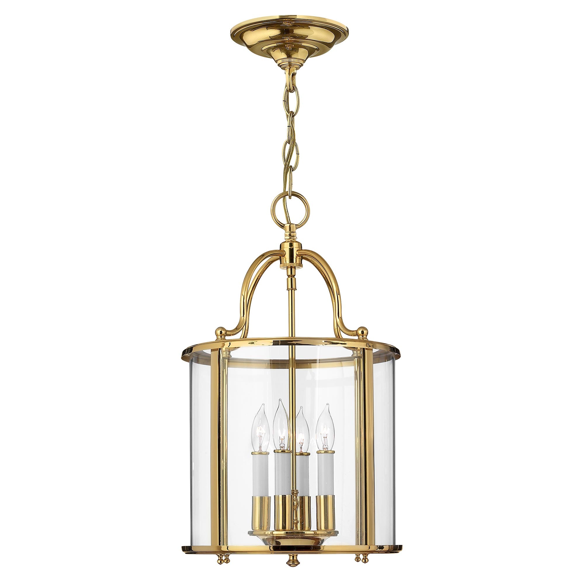 Hinkley Pendant from the Gentry range. Gentry 4 Light Medium Pendant Product Code = HK-GENTRY-P-M-PB