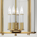 Hinkley Pendant from the Gentry range. Gentry 4 Light Medium Pendant Product Code = HK-GENTRY-P-M-PB