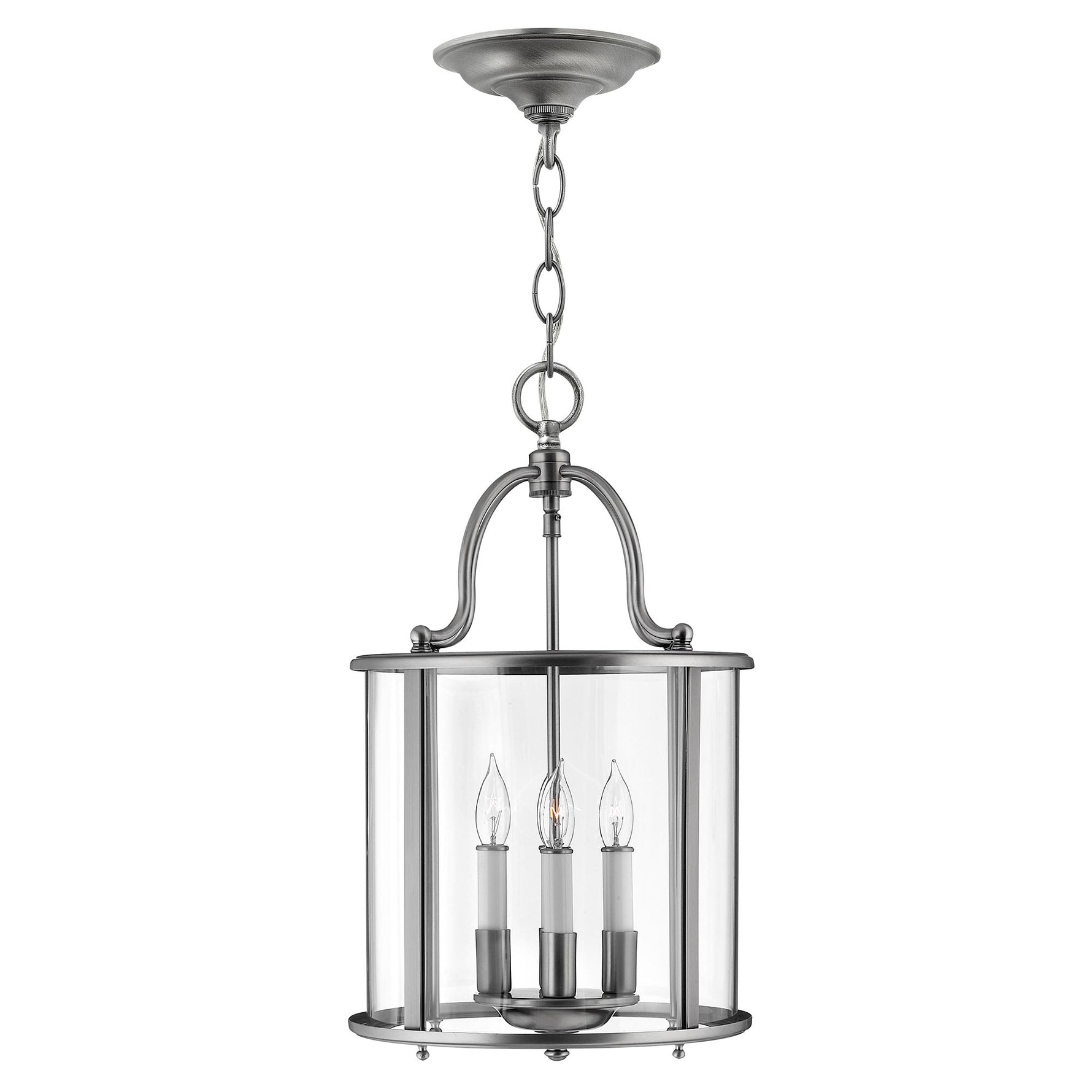 Hinkley Pendant from the Gentry range. Gentry 4 Light Medium Pendant Product Code = HK-GENTRY-P-M-PW